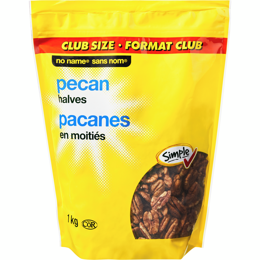 No Name - Pecan Halves Club Size - 1 kg - Canadian Distribution