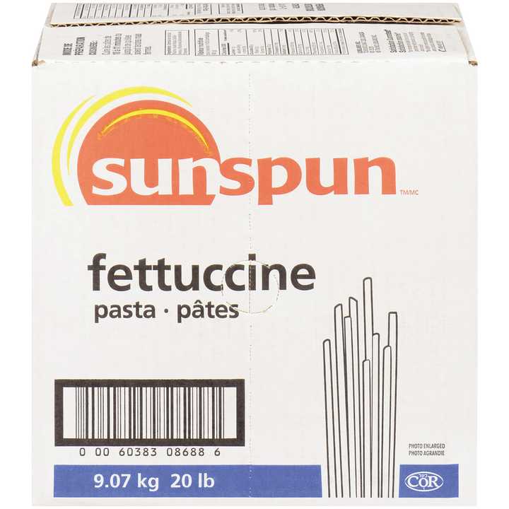 Sunspun - Fettuccine Pasta - 9.07 kg - Canadian Distribution