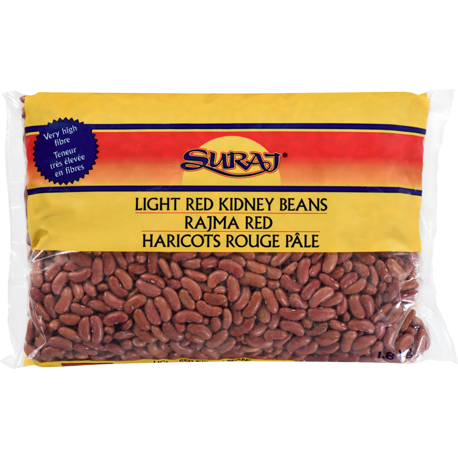 Suraj - Light Red Kidney Beans - 1.8 kg - Canadian Distribution