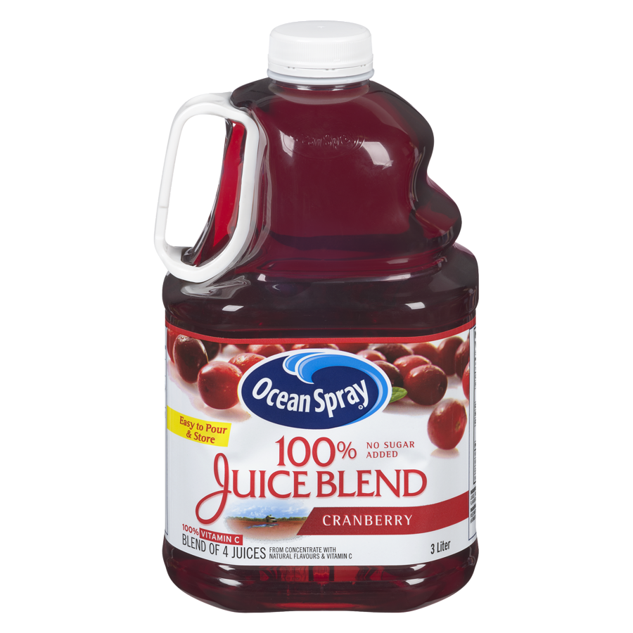 Ocean Spray - 100% Juice Blend, Cranberry - 3 L - Canadian Distribution