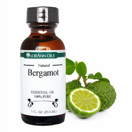 Bergamot Essential Oil Flavoring - Super Strength Flavor 1 oz., 16 oz., 1 Gallon