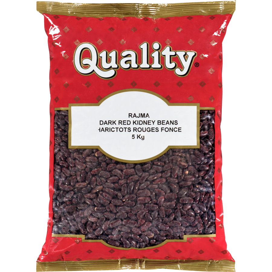 Quality - Dark Red Kidney Beans - 4.98 kg - Canadian Distribution