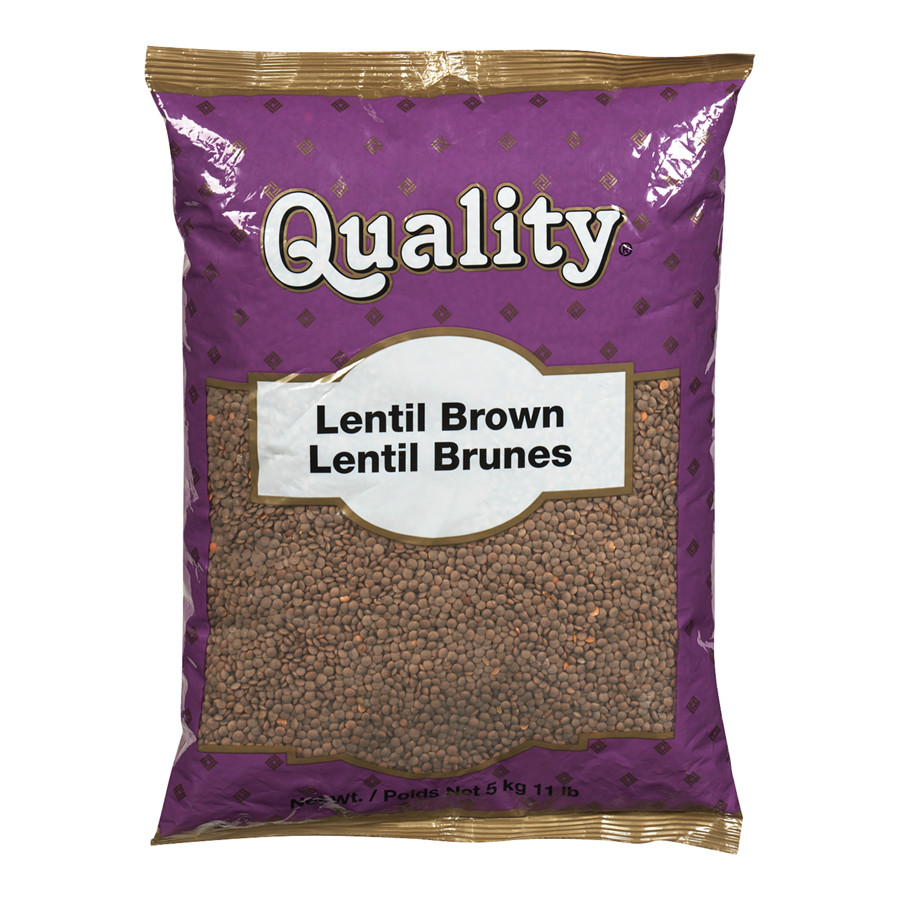 Quality - Brown Lentils - 4.989 kg - Canadian Distribution