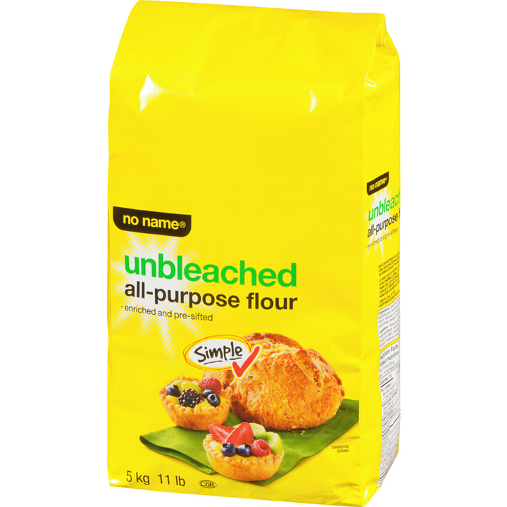 No Name - Unbleached All-Purpose Flour - 5 kg - Canadian Distribution