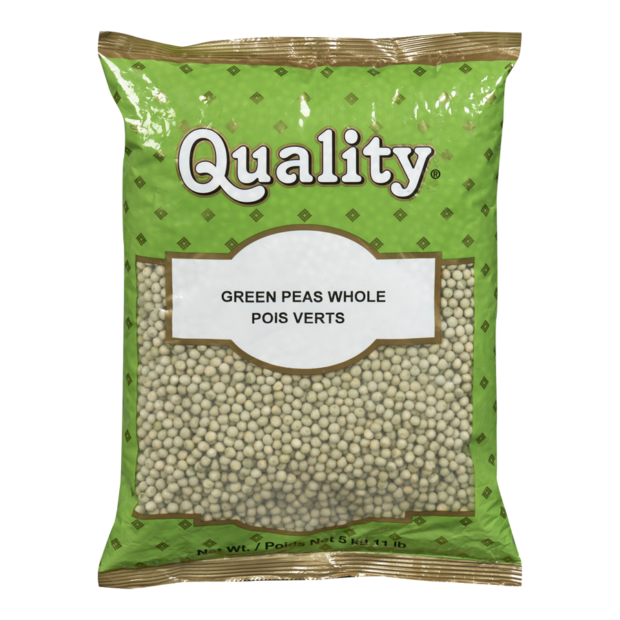 Quality - Whole Green Peas - 4.99 kg - Canadian Distribution