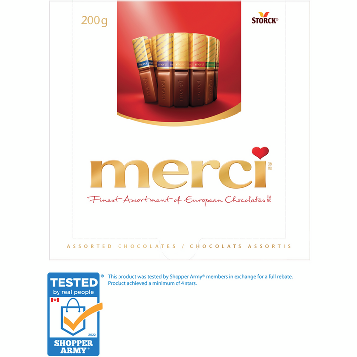 Merci - Finest Selections of European Chocolates Assorted - 200 g - Canadian Distribution