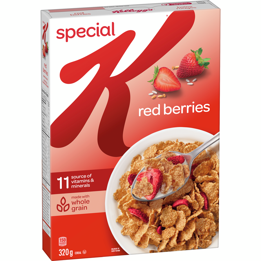 Kelloggs - Special K Red Berries Cereal - 320 g - Canadian Distribution