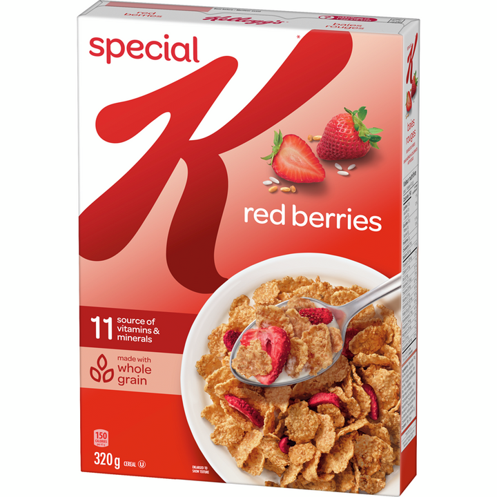 Kelloggs - Special K Red Berries Cereal - 320 g - Canadian Distribution