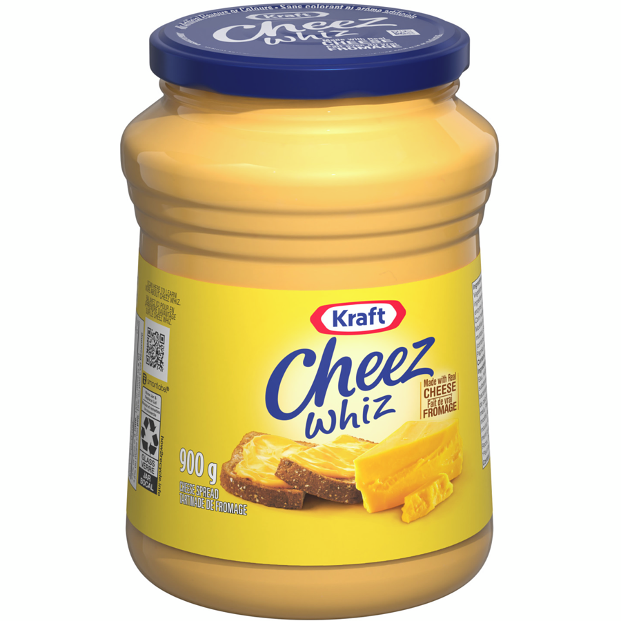 Kraft - Cheez Whiz Cheese Spread - 900 g - Canadian Distribution