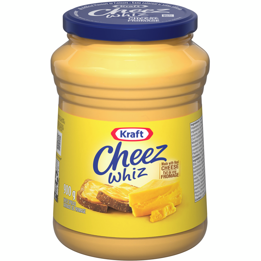 Kraft - Cheez Whiz Cheese Spread - 900 g - Canadian Distribution