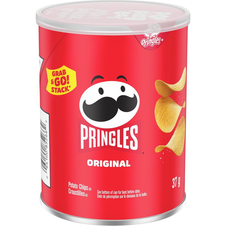 Pringles - Snack Stack Potato Chips, Original (Case) - 37 g - Canadian Distribution