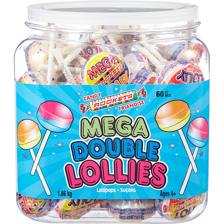 Regal - Mega Double Lollies - Case - 60 x 3.875 g - Canadian Distribution