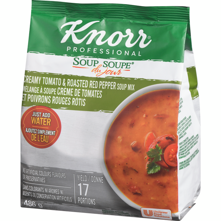 Knorr - Creamy Tomato & Roasted Red Pepper Soup Mix - 486 g - Canadian Distribution