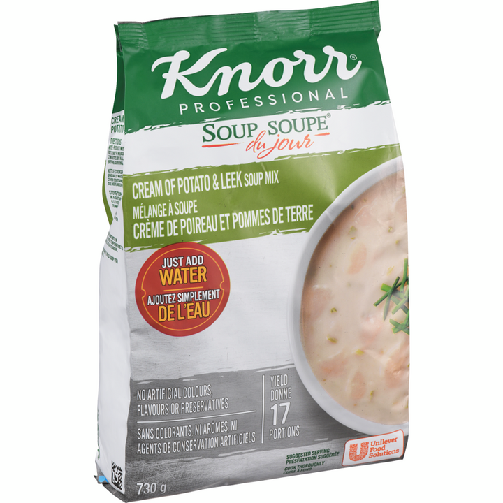 Knorr - Cream of Potato & Leek Soup Mix - 730 g - Canadian Distribution