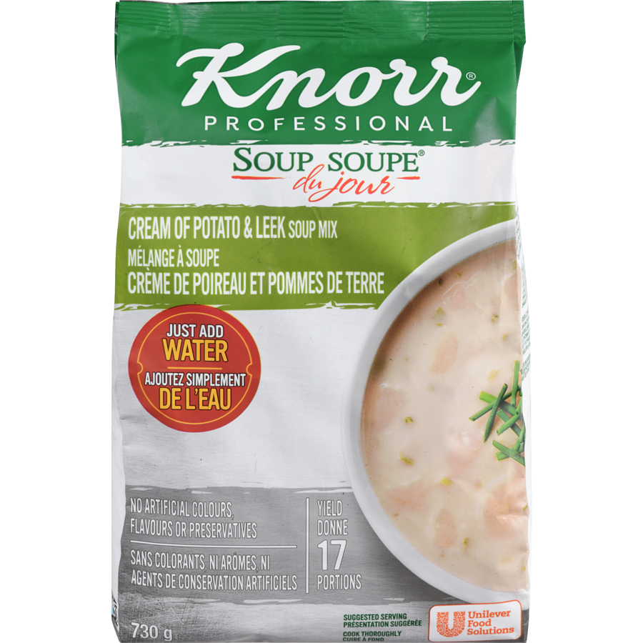 Knorr - Cream of Potato & Leek Soup Mix - 730 g - Canadian Distribution