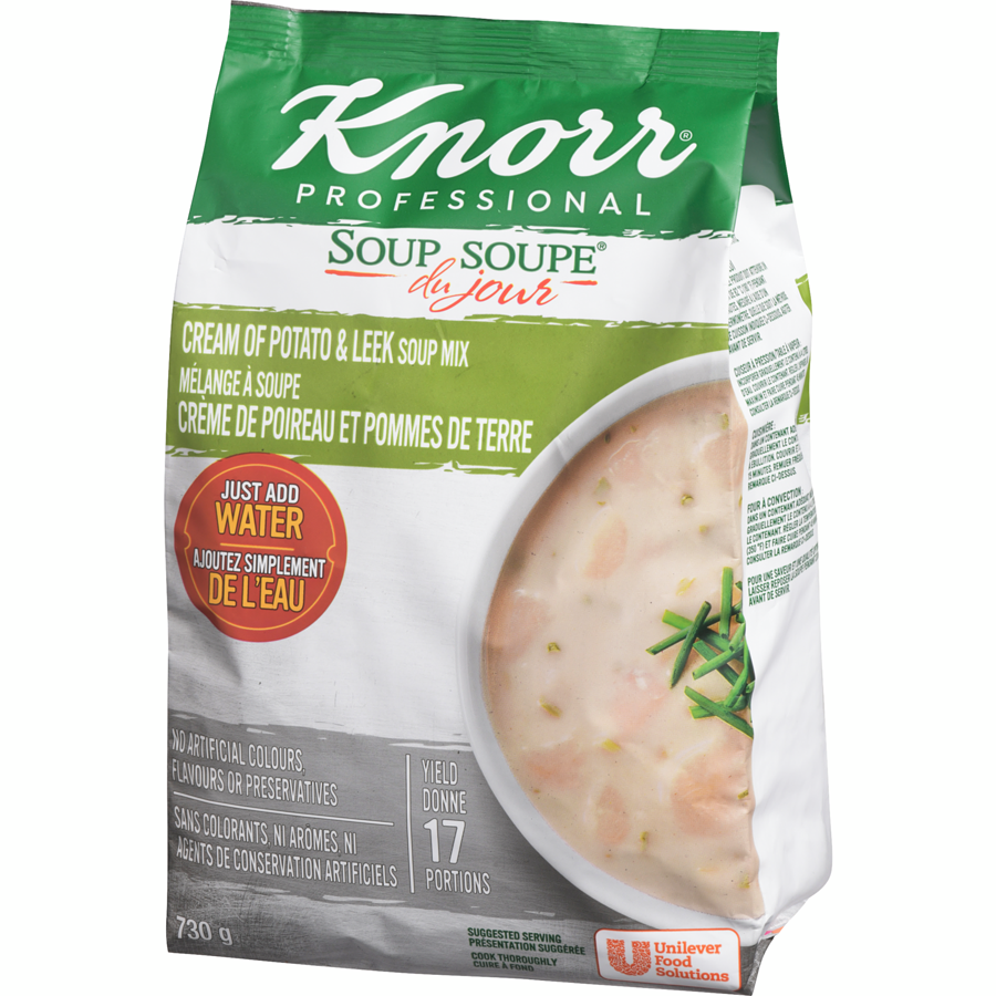 Knorr - Cream of Potato & Leek Soup Mix - 730 g - Canadian Distribution