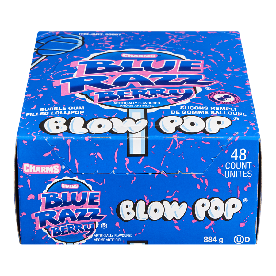 Charms Blow Pop - Blue Raspberry - 884 g - Canadian Distribution