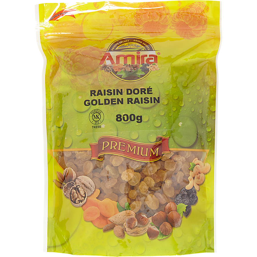 Amira - Raisins, Golden - 800 g - Canadian Distribution