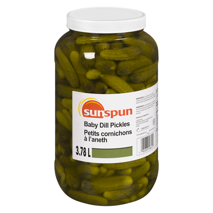 Sunspun - Baby Dill Pickles - 3.78 L - Canadian Distribution