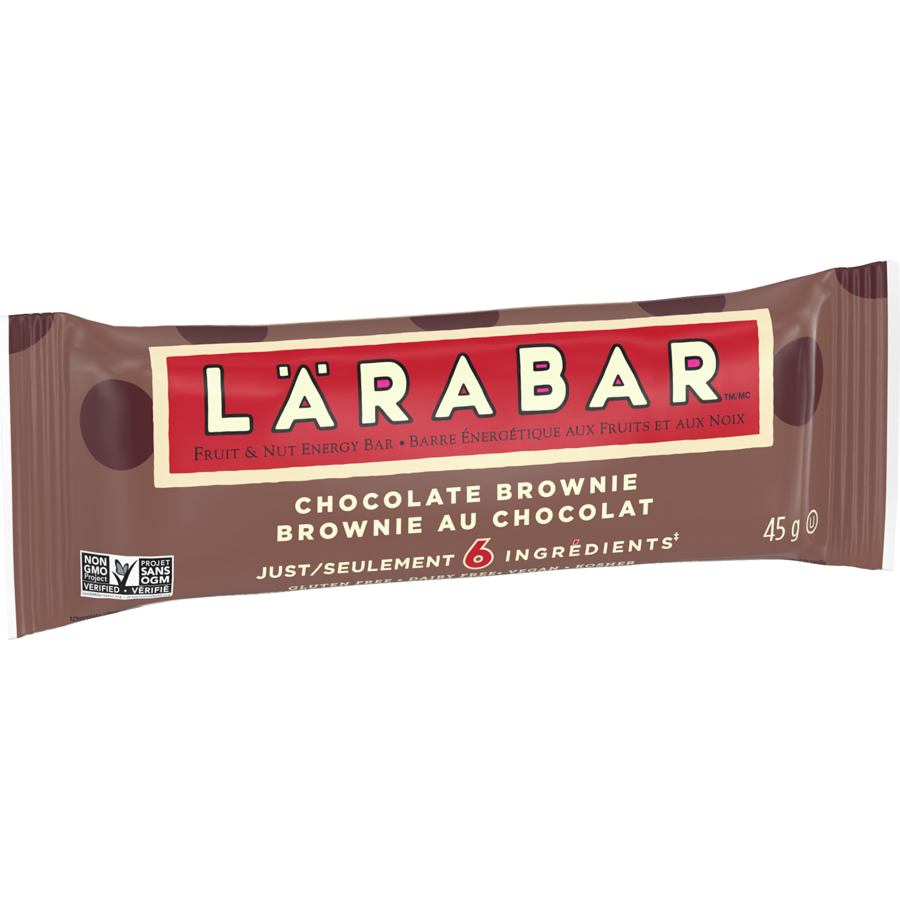 Larabar - Fruit & Nut Energy Bar, Chocolate Brownie, 16/pack - Case - 16 x 45 g - Canadian Distribution