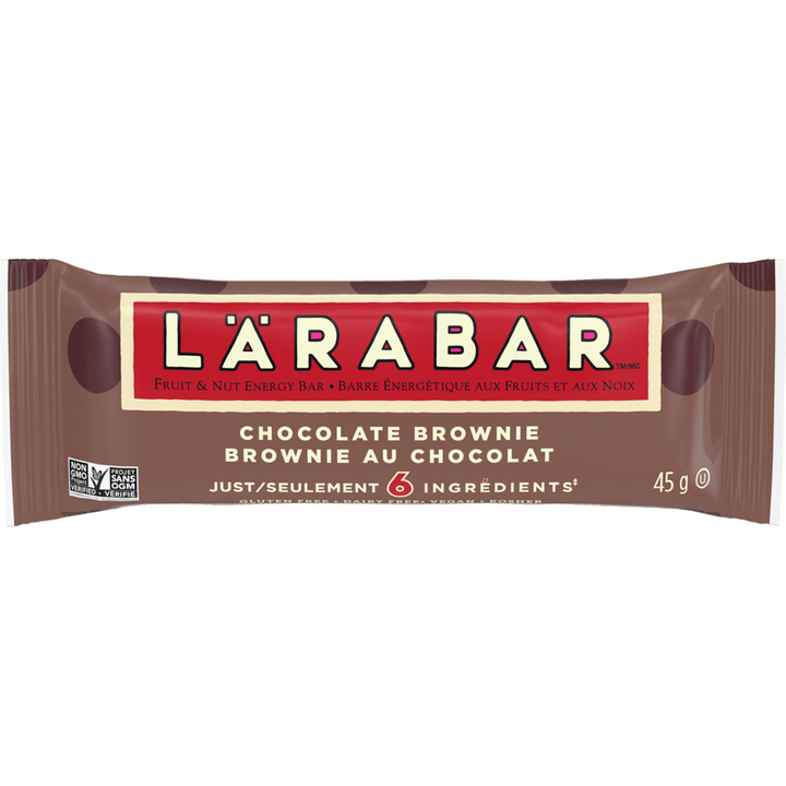 Larabar - Fruit & Nut Energy Bar, Chocolate Brownie, 16/pack - Case - 16 x 45 g - Canadian Distribution