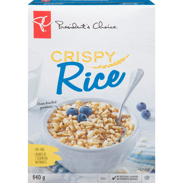 President's Choice - Crispy Rice Cereal - 640 g - Canadian Distribution