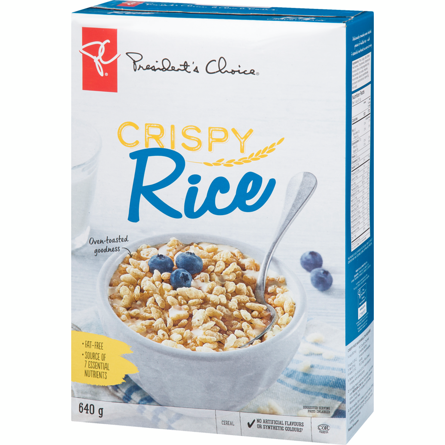 President's Choice - Crispy Rice Cereal - 640 g - Canadian Distribution