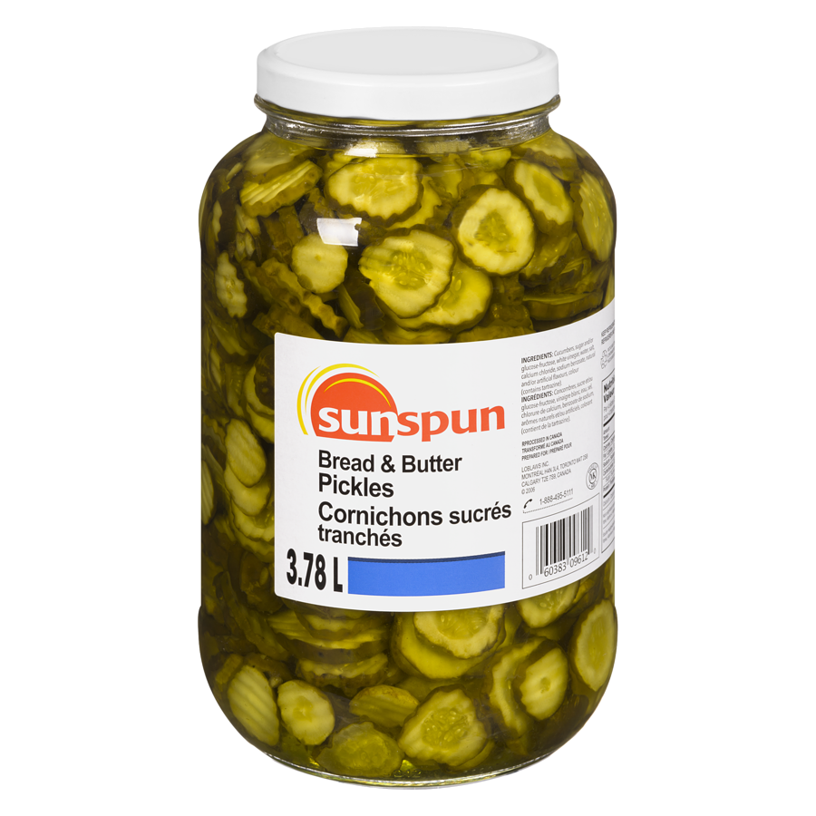 Sunspun - Bread & Butter Pickles - 3.78 L - Canadian Distribution