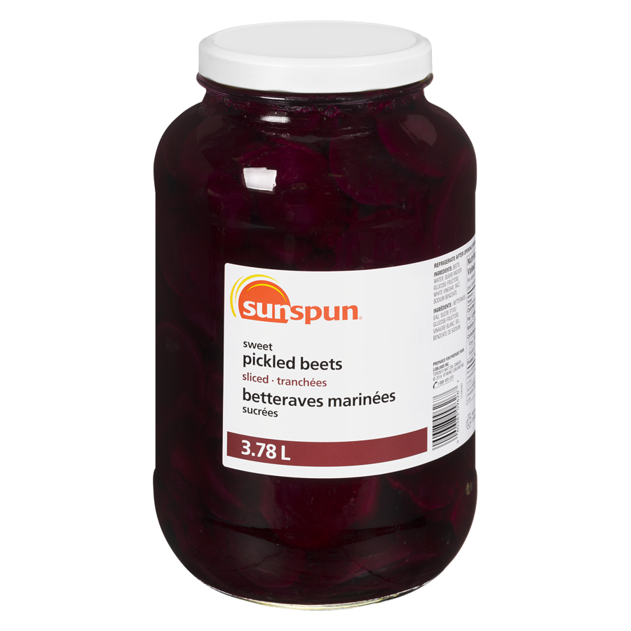 Sunspun - Sliced Sweet Pickled Beets - 3.78 L - Canadian Distribution