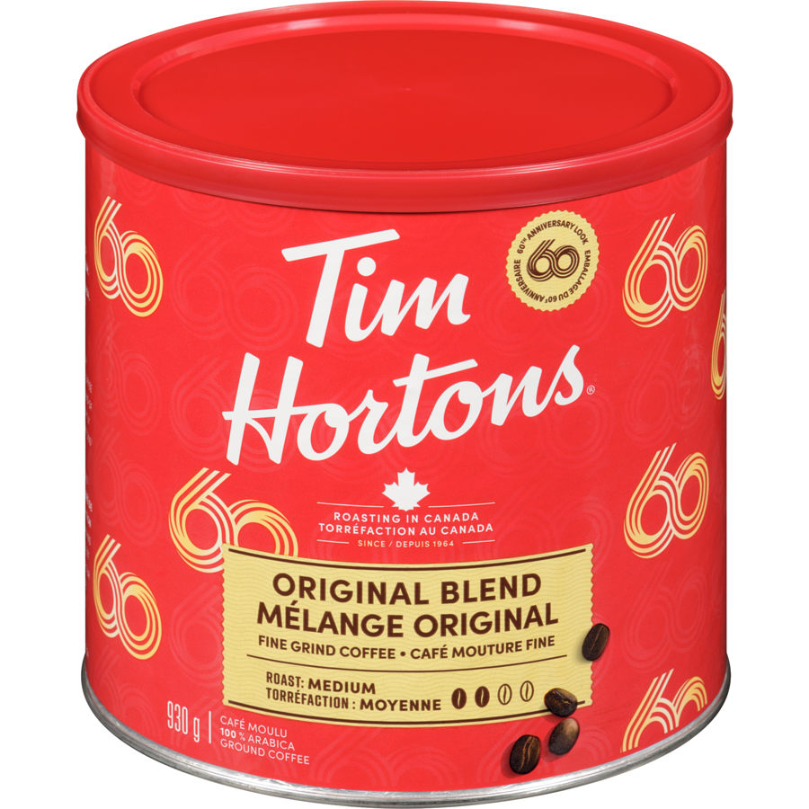 Tim Hortons - Original Fine Grind Coffee - 930 g - Canadian Distribution