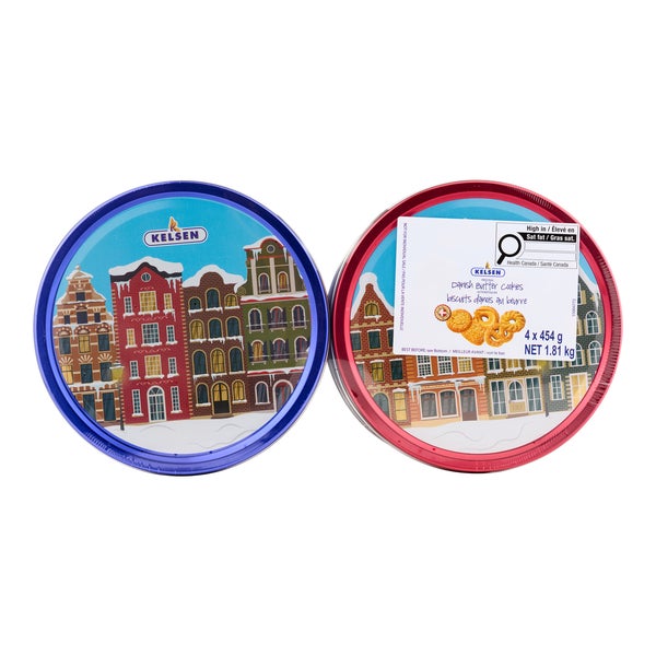 Danish Cookies - 16 × 1 lb - Kelsen - Canadian Distribution