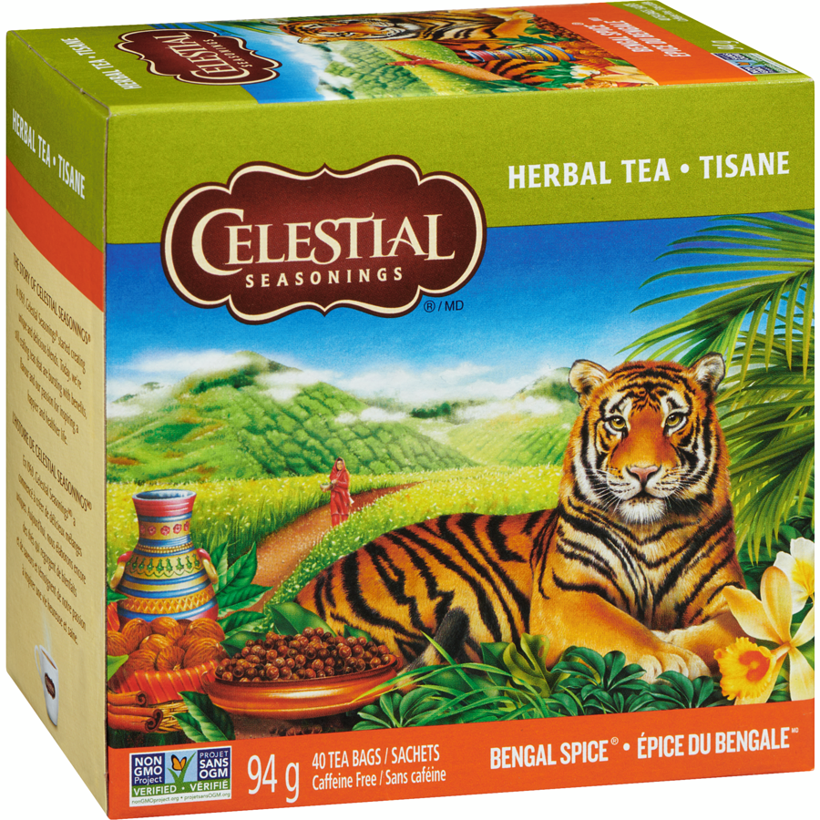 Celestial Seasonings - Bengal Spice Herbal Tea - 94 g - Canadian Distribution