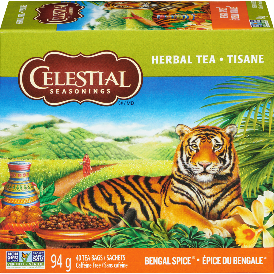 Celestial Seasonings - Bengal Spice Herbal Tea - 94 g - Canadian Distribution