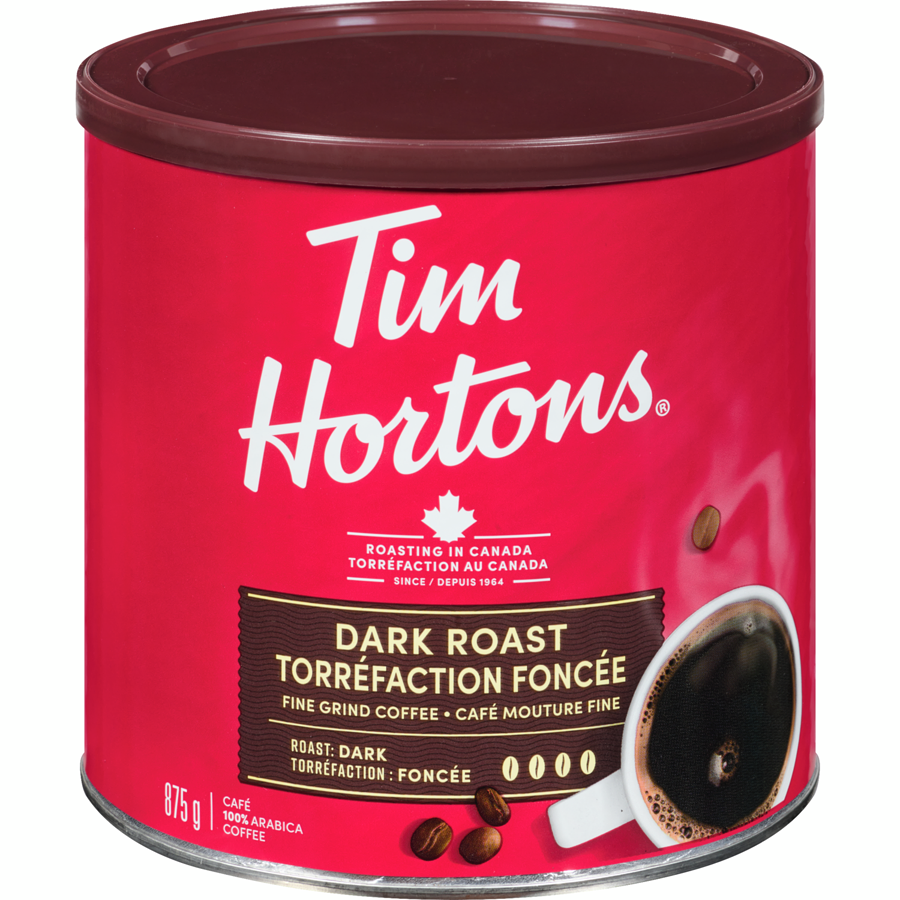 Tim Hortons - Coffee, Dark Roast - 875 g - Canadian Distribution