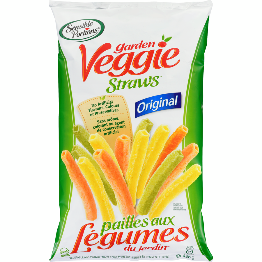 Sensible Portions - Original Veggie Straws - 425 g - Canadian Distribution