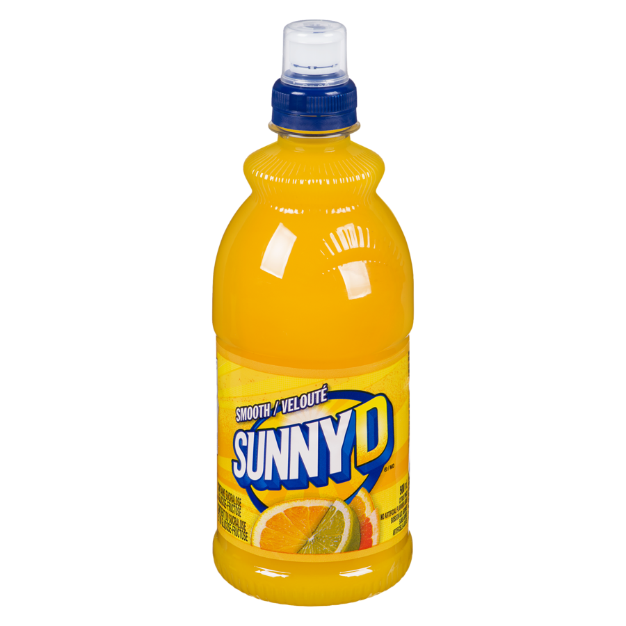 Sunny Delight - Juice, Smooth - Case - 12 x 500 ml - Canadian Distribution