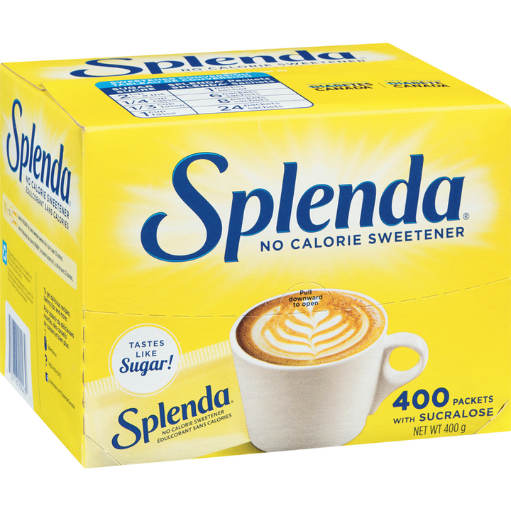 Splenda - No Calorie Single-Serve Sweetener Packets - 400 g - Canadian Distribution