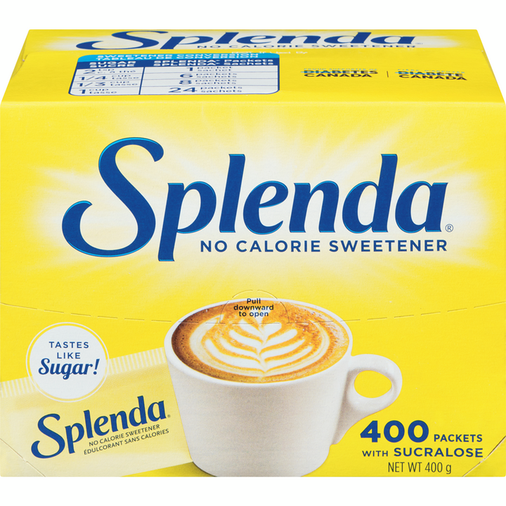 Splenda - No Calorie Single-Serve Sweetener Packets - 400 g - Canadian Distribution