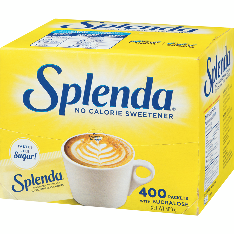 Splenda - No Calorie Single-Serve Sweetener Packets - 400 g - Canadian Distribution