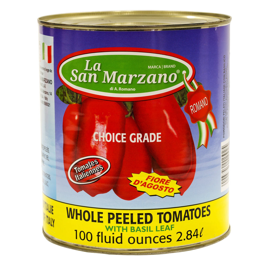La San Marzano Italian Whole Peeled Tomatoes - 4 x 2.84 L - Grocery and Food Items - Canadian Distribution