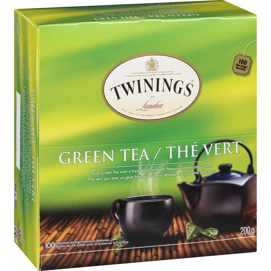 Twinings - Green Tea - 100 each - Canadian Distribution