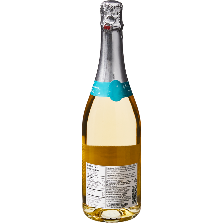 President's Choice - Sparkling Dealcoholized Wine - 750 mL - Canadian Distribution