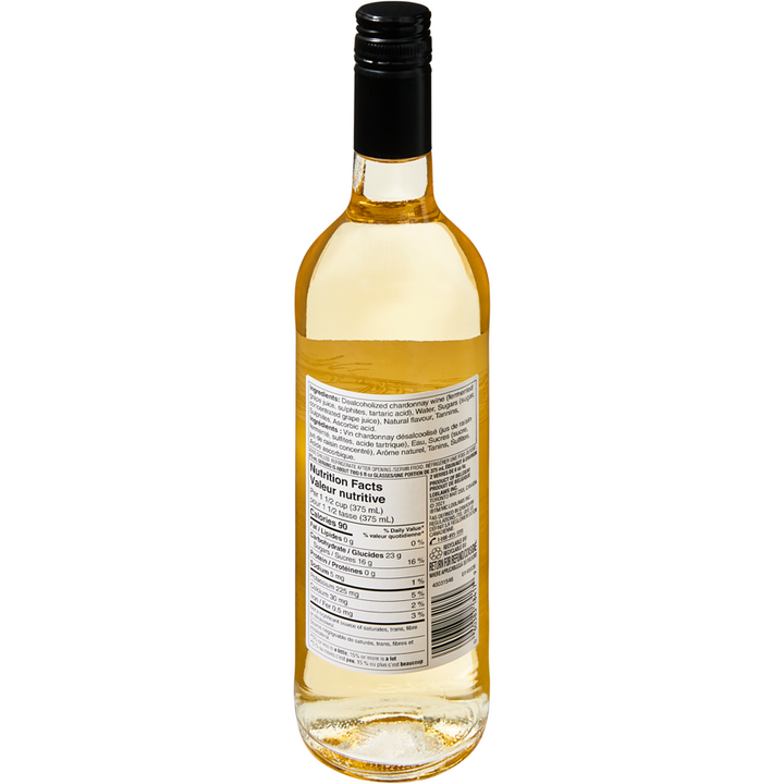 President's Choice - Chardonnay Dealcoholized Wine - 750 mL - Canadian Distribution