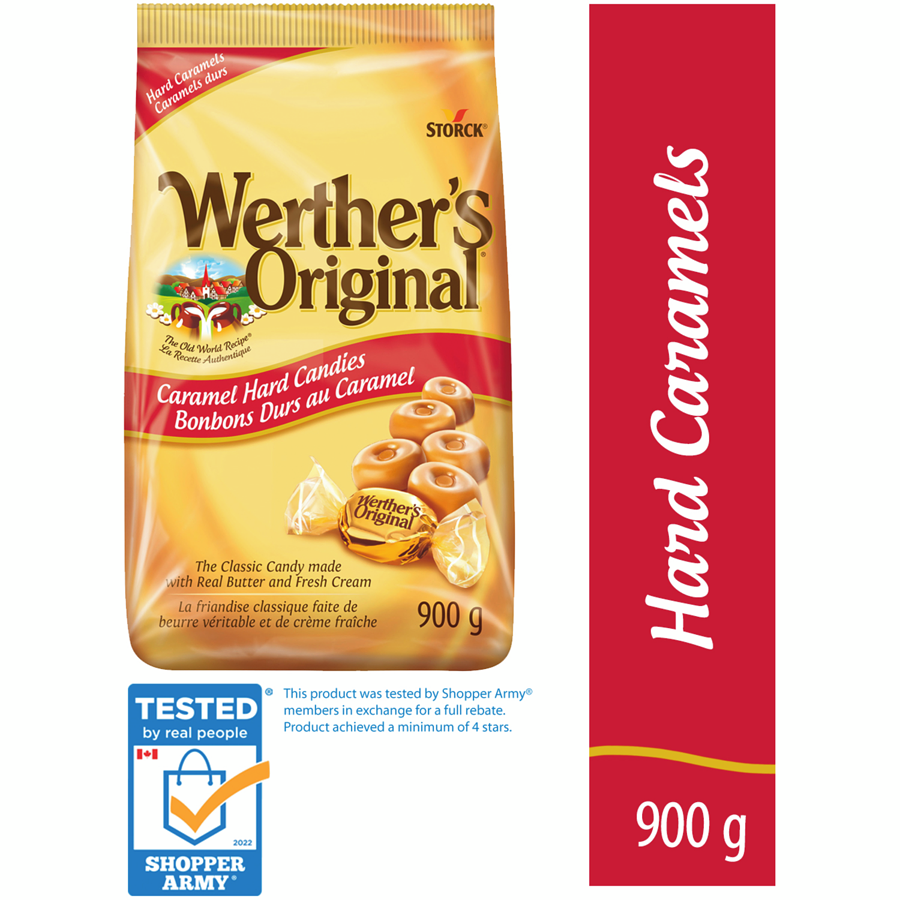 Werther's Original - Caramel Hard Candy - 900 g - Canadian Distribution