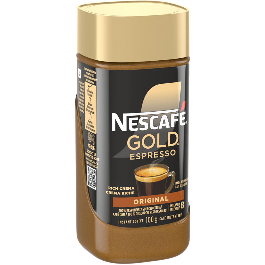 Nescafe - GOLD Espresso Premium Instant Coffee With Rich Crema - 100 g - Canadian Distribution