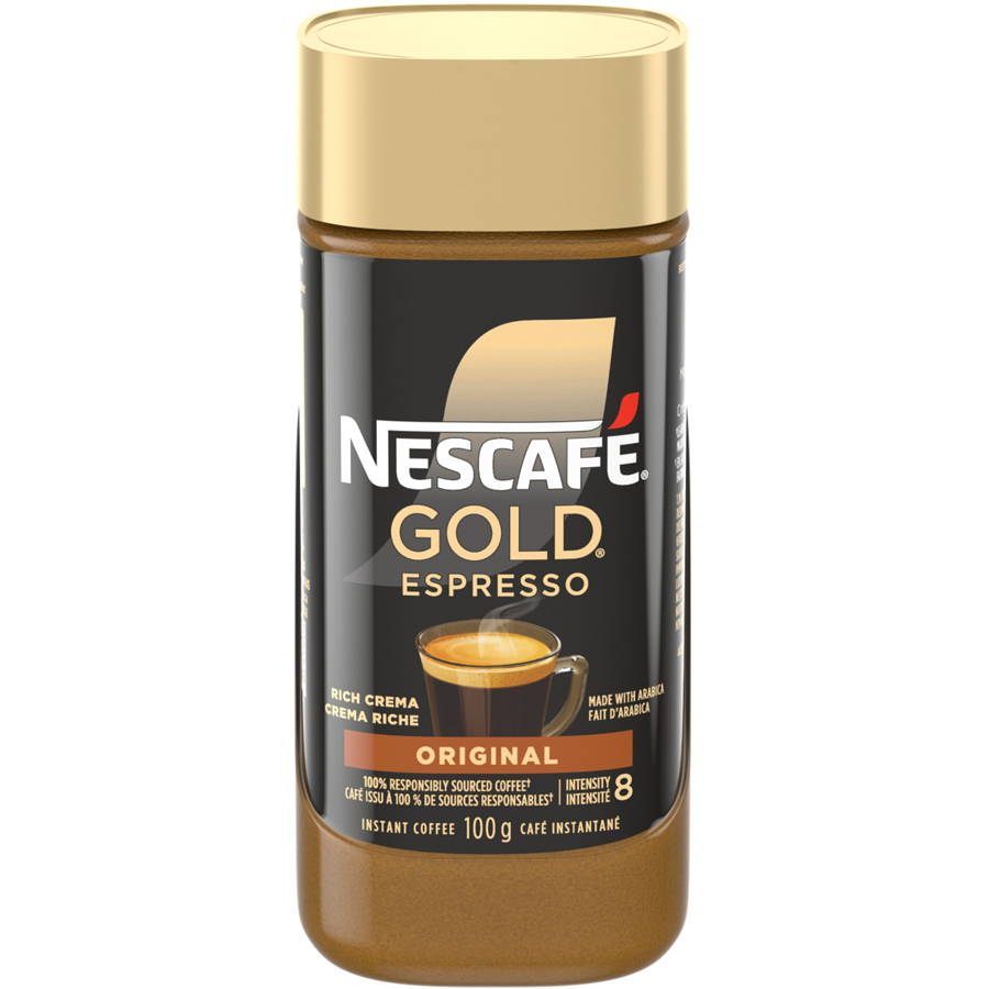 Nescafe - GOLD Espresso Premium Instant Coffee With Rich Crema - 100 g - Canadian Distribution