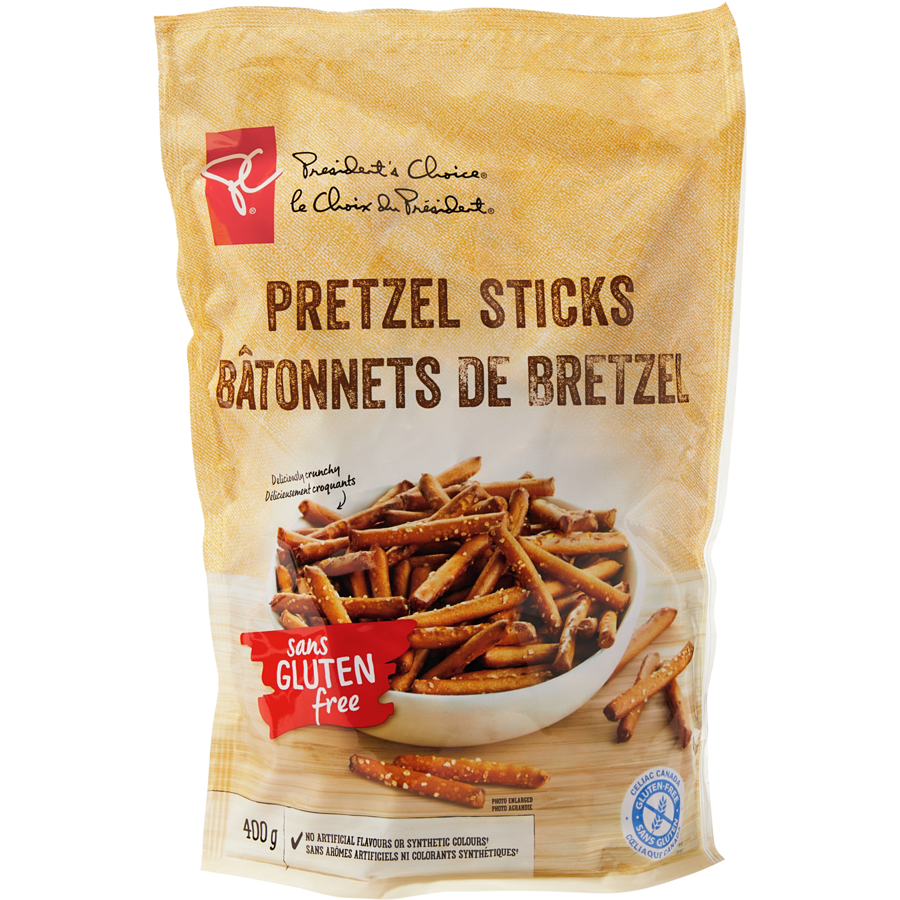 President's Choice - Pretzel Sticks - 400 g - Canadian Distribution