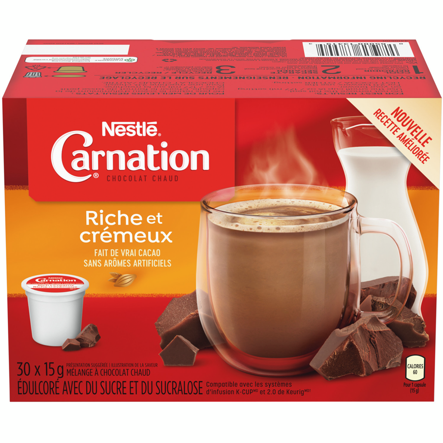 Carnation - Rich And Creamy Hot Chocolate For Keurig - 450 g - Canadian Distribution