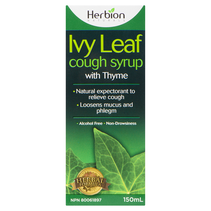 Herbion - Naturals Syrup Ivy Leaf Cough with Thyme - 150 mL - Canadian Distribution