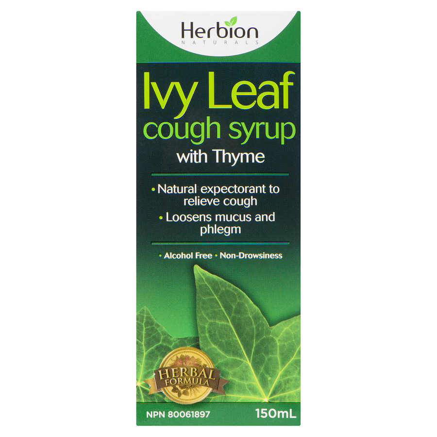 Herbion - Naturals Syrup Ivy Leaf Cough with Thyme - 150 mL - Canadian Distribution